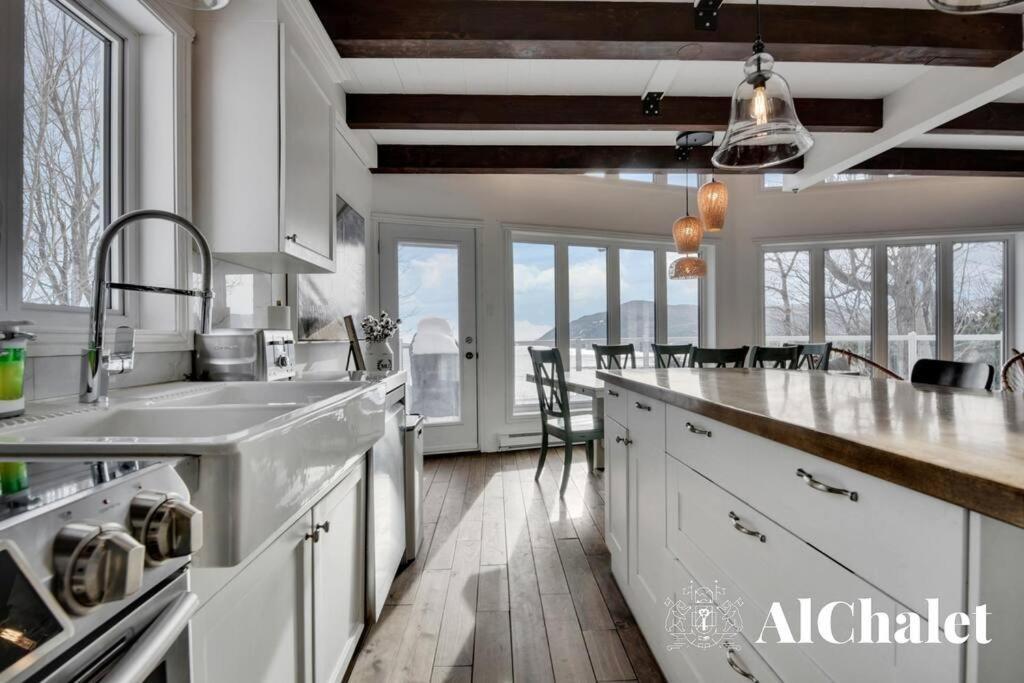 Aelpha-M - Magnifique Vue Sur Le Fleuve Villa Baie-Saint-Paul Exterior photo