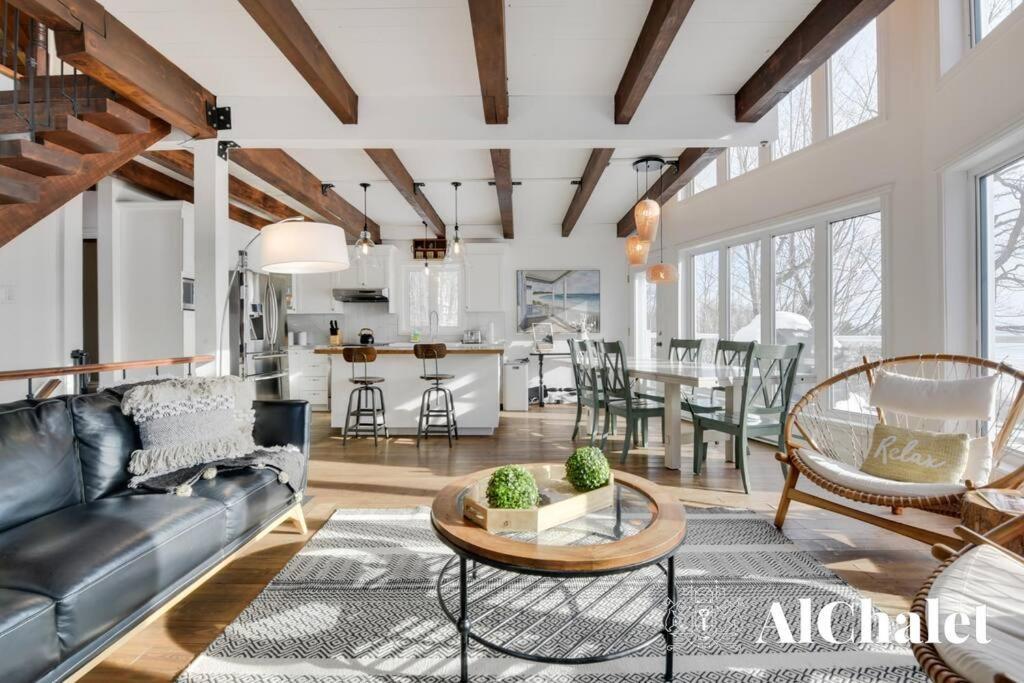 Aelpha-M - Magnifique Vue Sur Le Fleuve Villa Baie-Saint-Paul Exterior photo